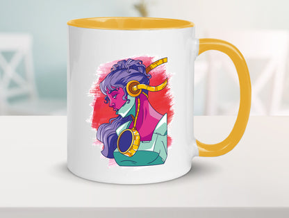 Zeichnung | Kunst Tasse Frauen Motiv cooles Design Humor Geschenkidee