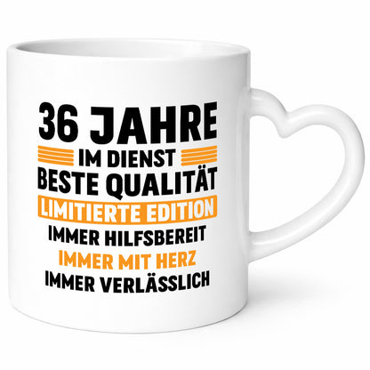 36 Jahre im Dienst | Jubiläum Arbeit v2 Geschenk Kollegen Büro lustiger Spruch