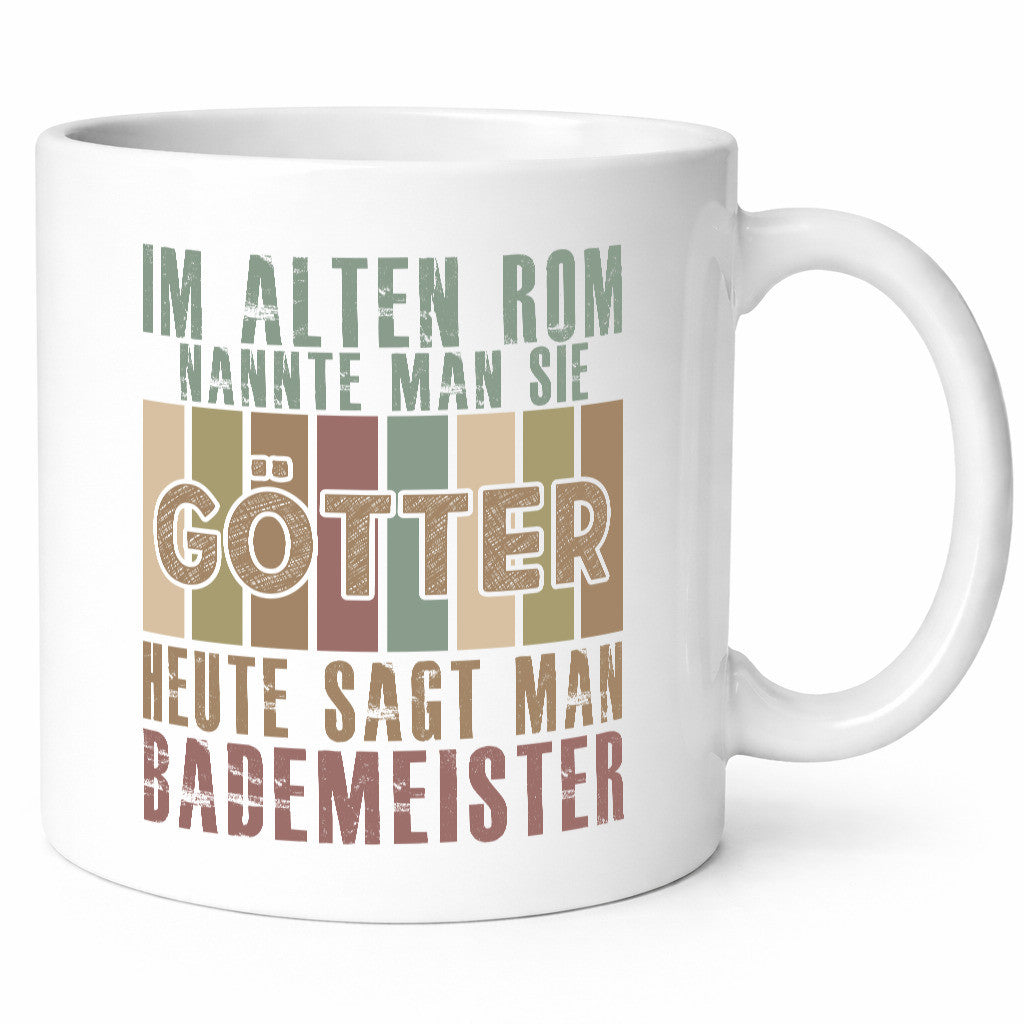 Heute sagt man: Bademeister | Rettungsschwimmer lustiger Spruch Geschenk Humor