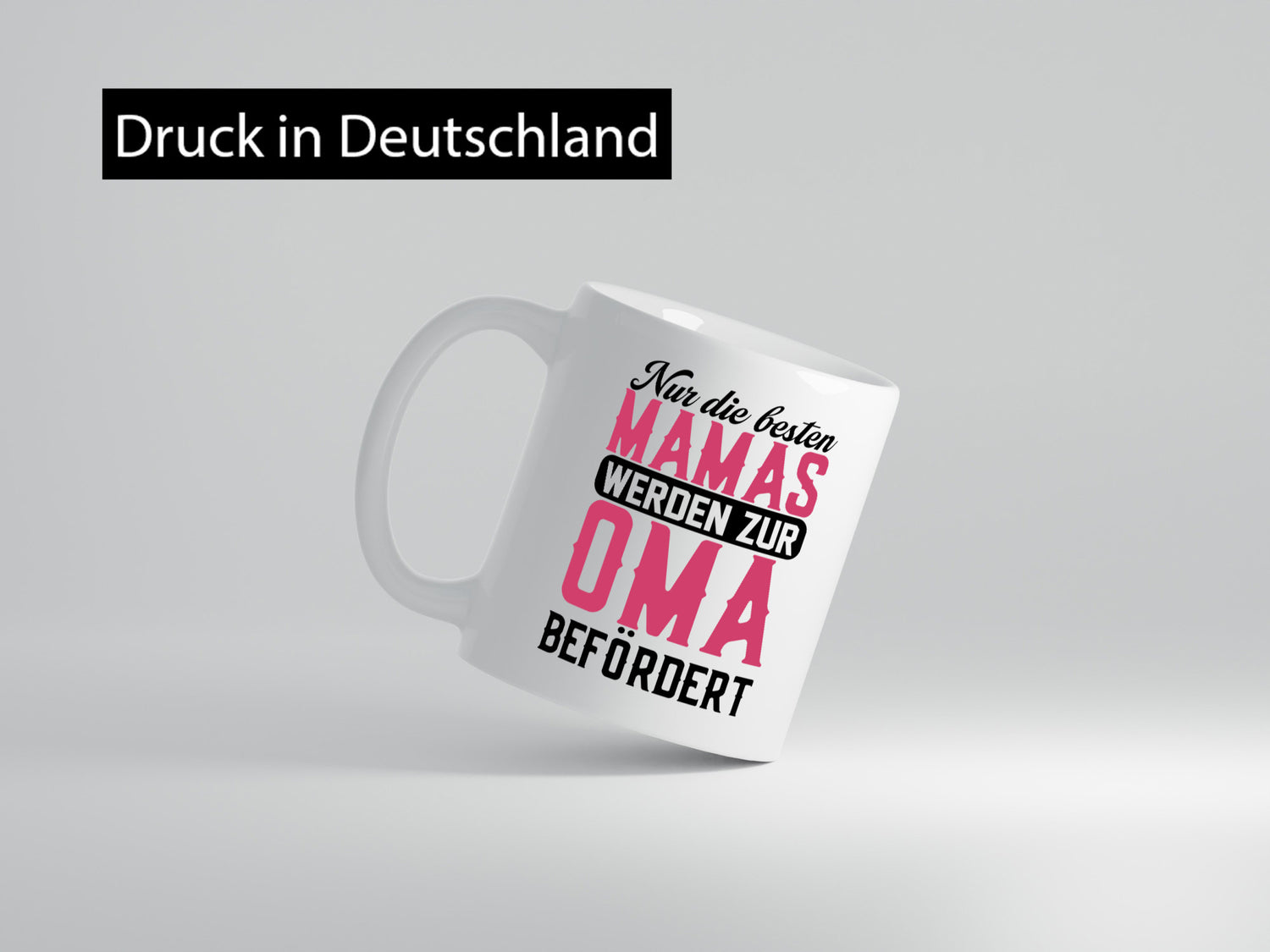 Beste Mama wird zur Oma befördert | Großmutter lustiger Spruch Geschenk Familie