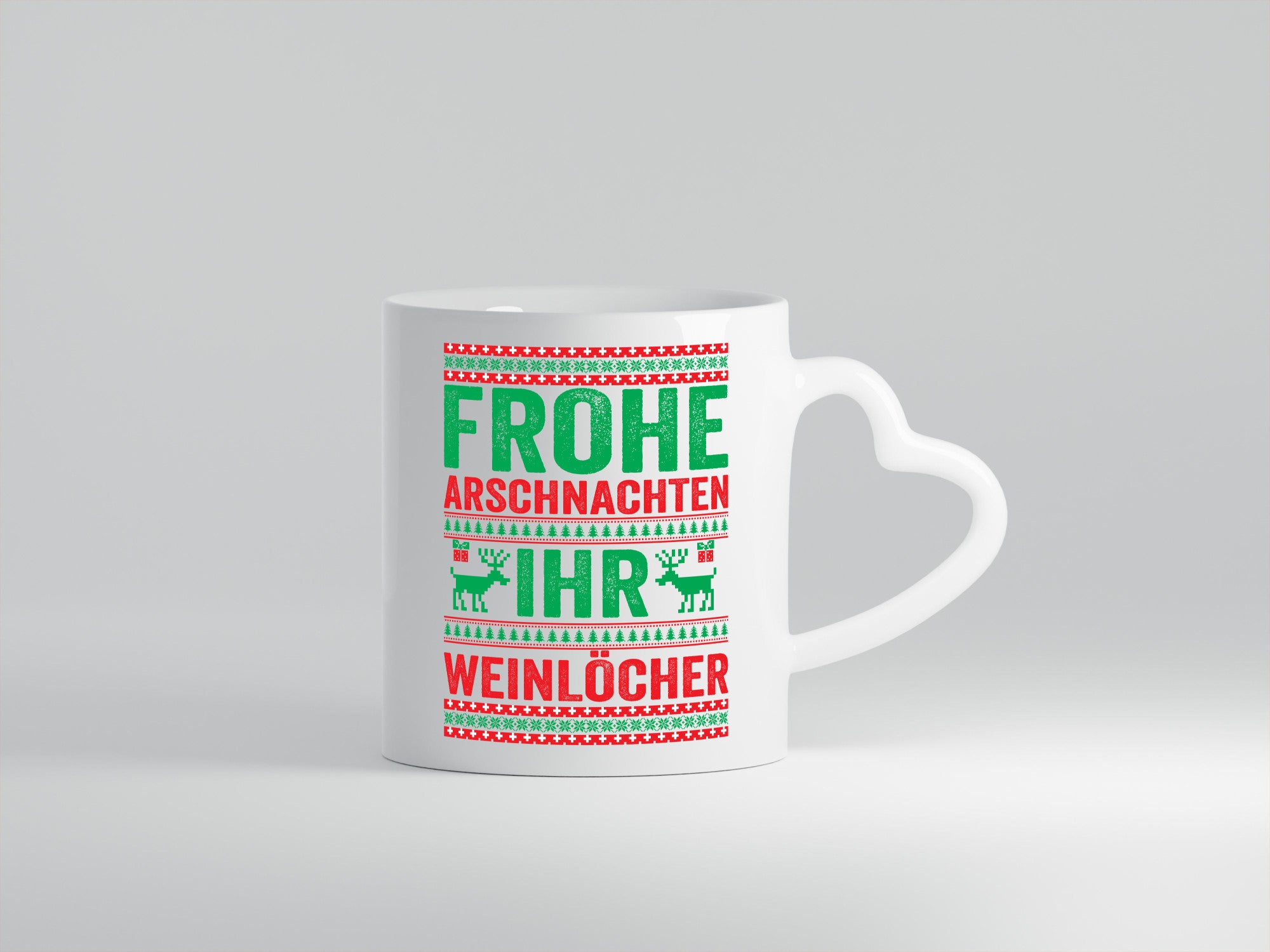 Frohe Arschnachten | Weinlöcher Ugly Christmas Humor Geschenkidee Tasse