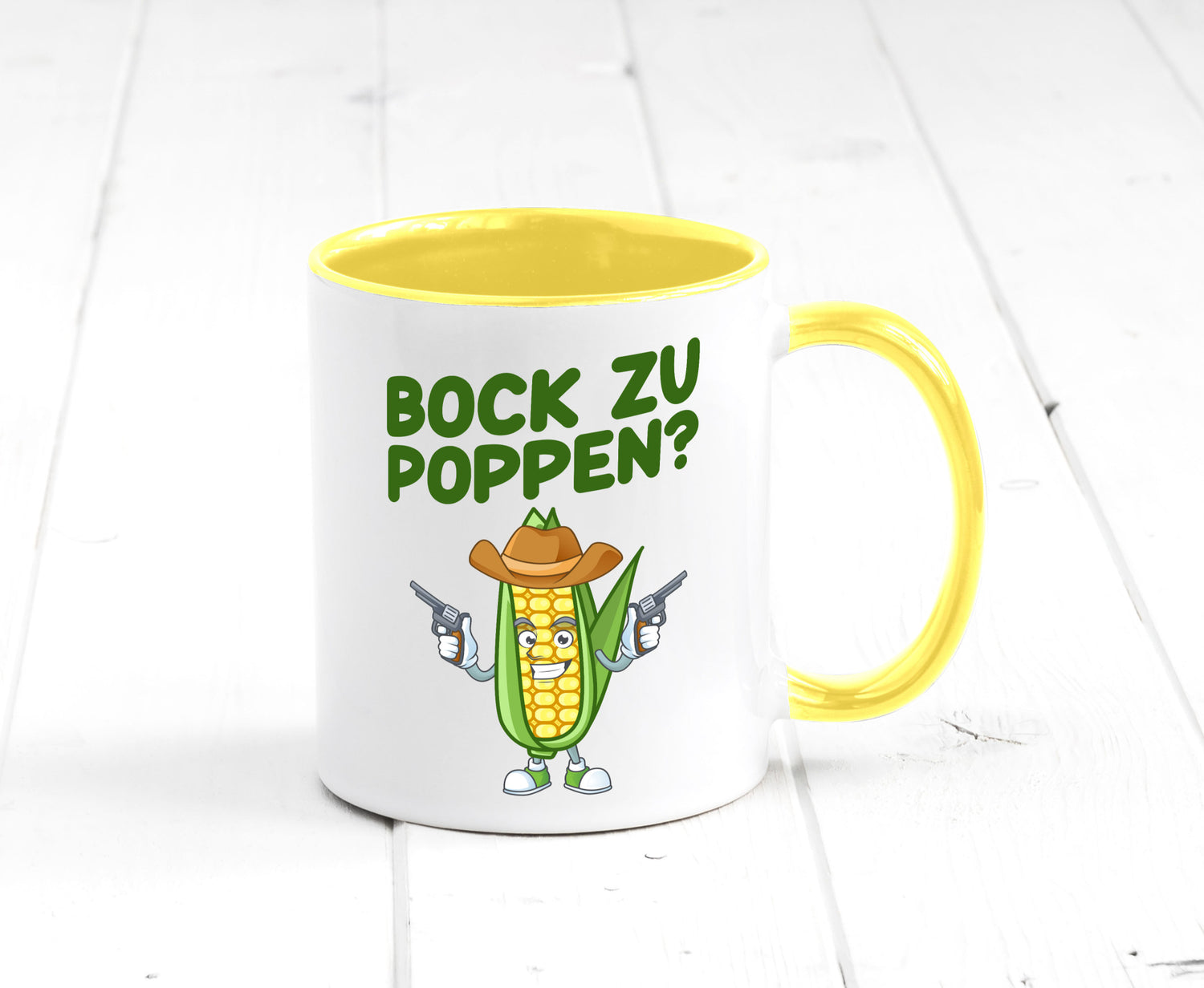 Bock auf Poppen | Mais Lustig Geschenk Humor Geschenkidee lustiger Spruch Tasse