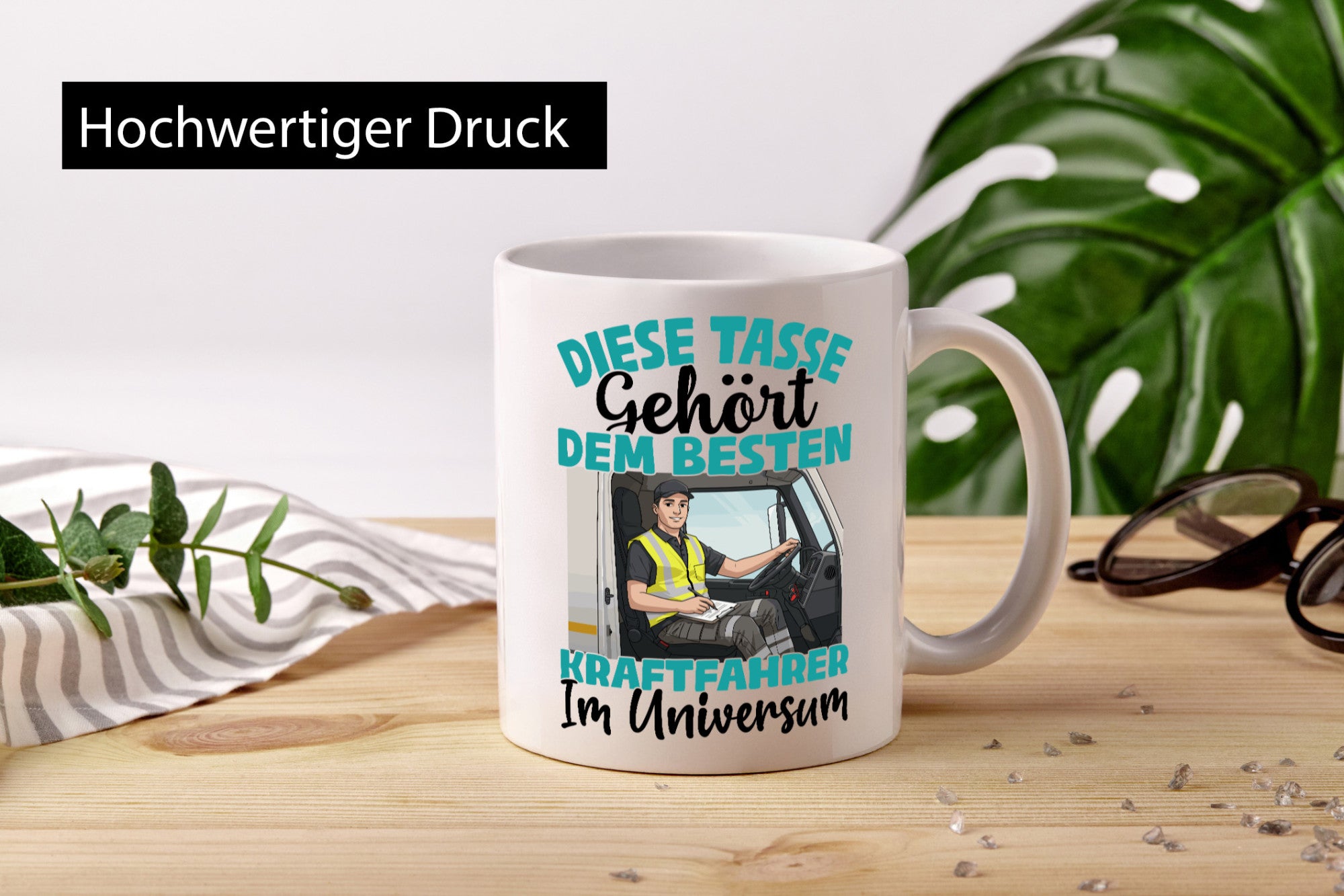 Im Universum: Kraftfahrer | Lastwagen LKW Fahrer lustig Humor Geschenkidee