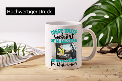 Im Universum: Kraftfahrer | Lastwagen LKW Fahrer lustig Humor Geschenkidee