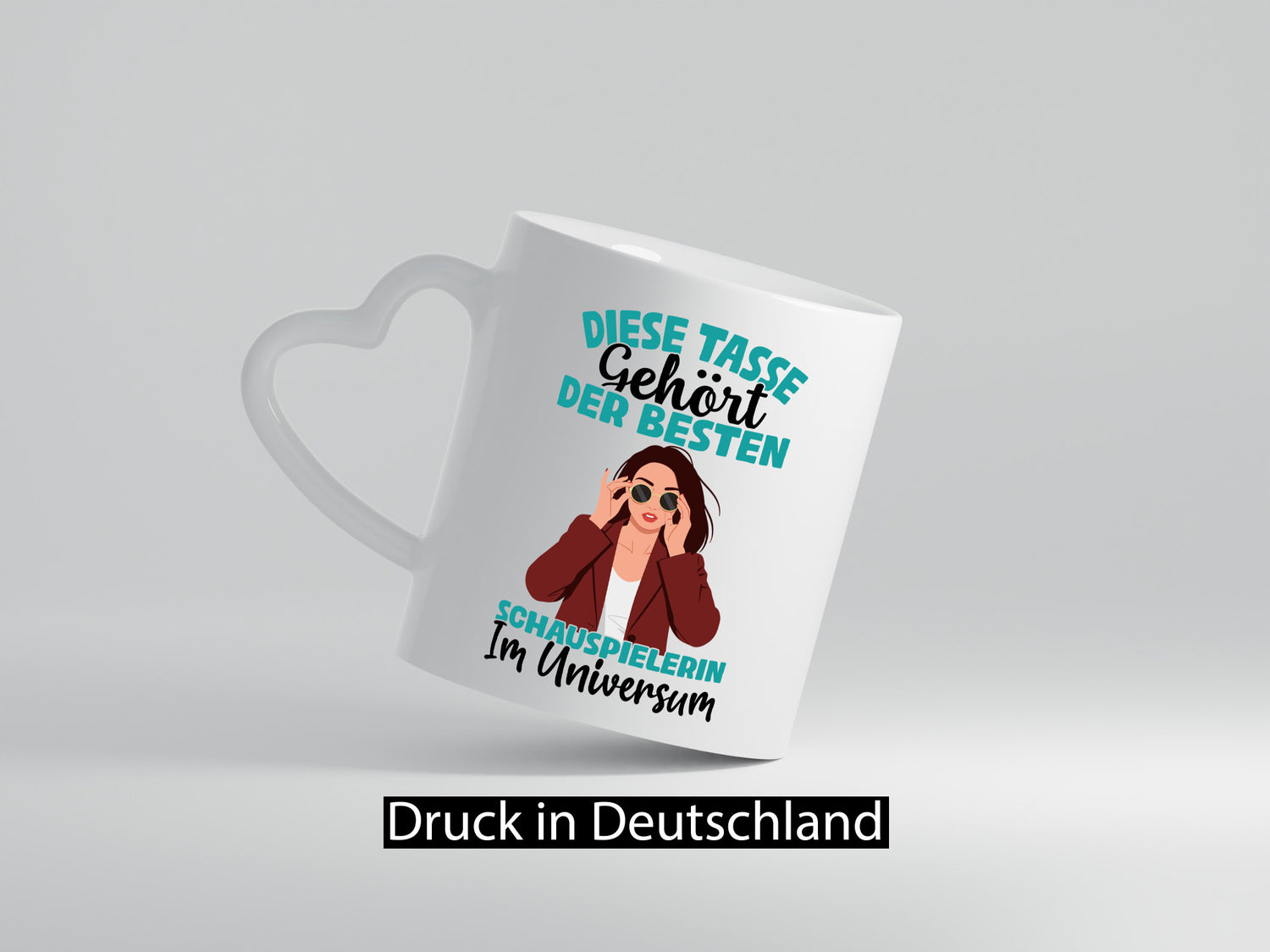 Im Universum: Schauspielerin | Theater Geschenkidee Humor Tasse