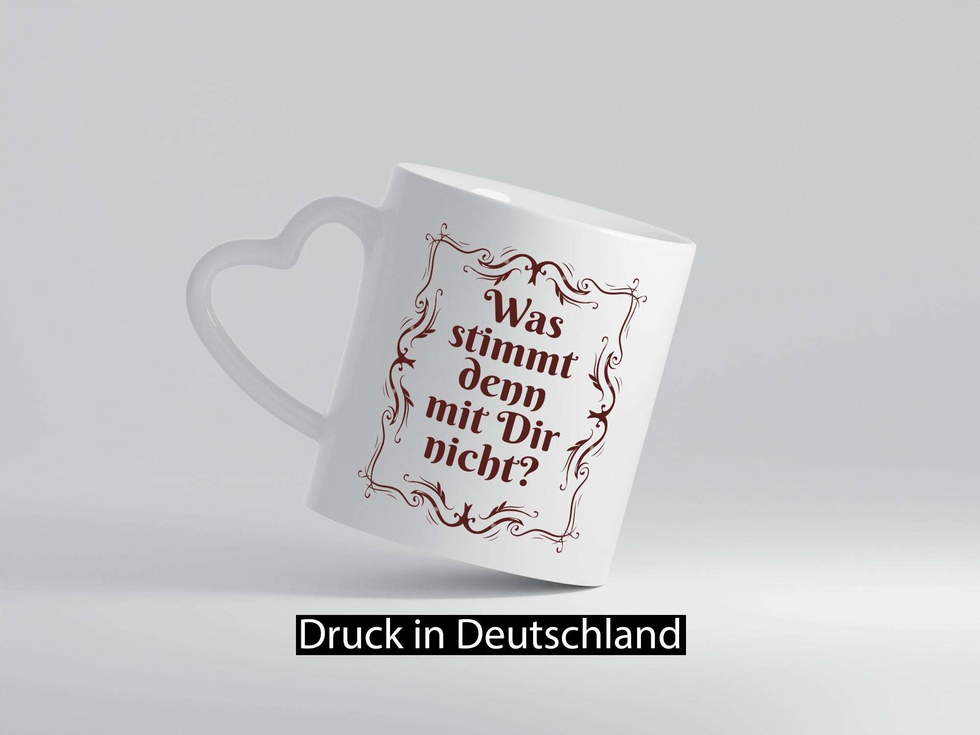 Was stimmt denn mit dir nicht? Geschenk Humor Geschenkidee lustiger Spruch Tasse
