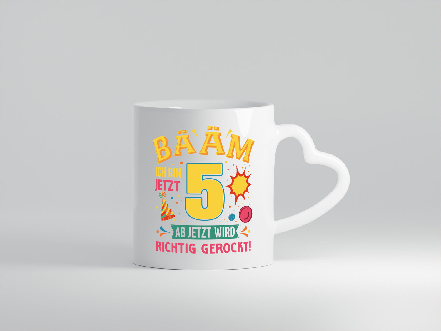 5. Geburtstag | 5 Jahre ab jetzt wird richtig gerockt Geschenk Geschenkidee