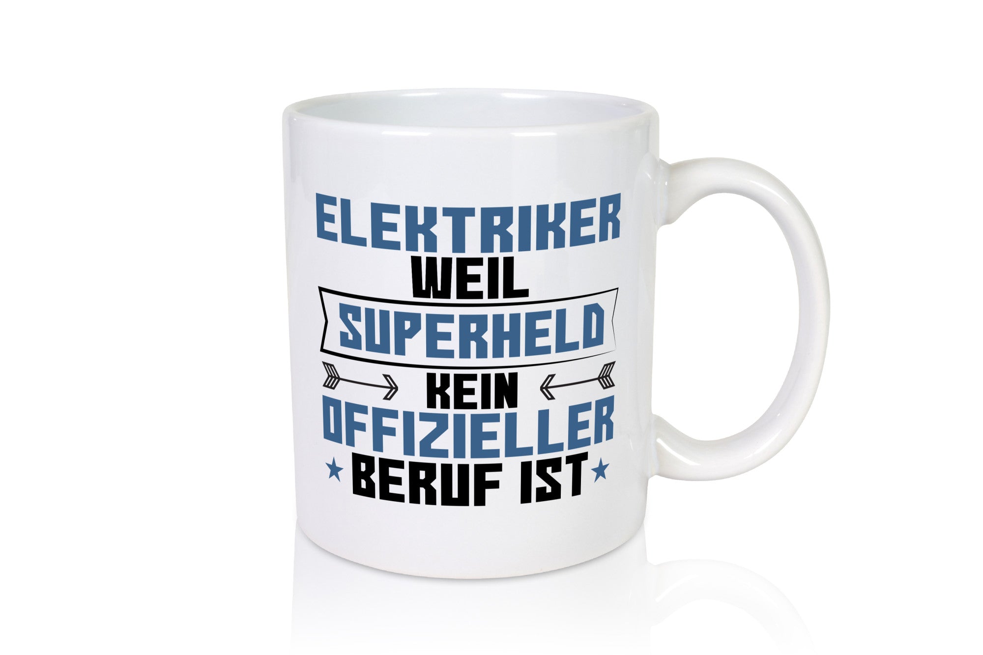 Superheld Elektriker | Elektronik Elektrotechnik Geschenkidee Humor Tasse
