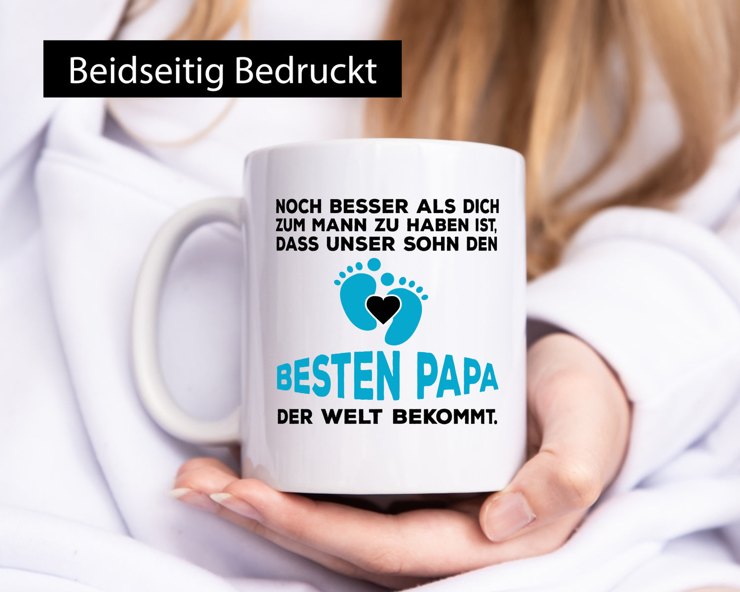 Bester Papa | Vaterschaft Tasse Schwangerschaft Geschenk Familie Geschenkidee