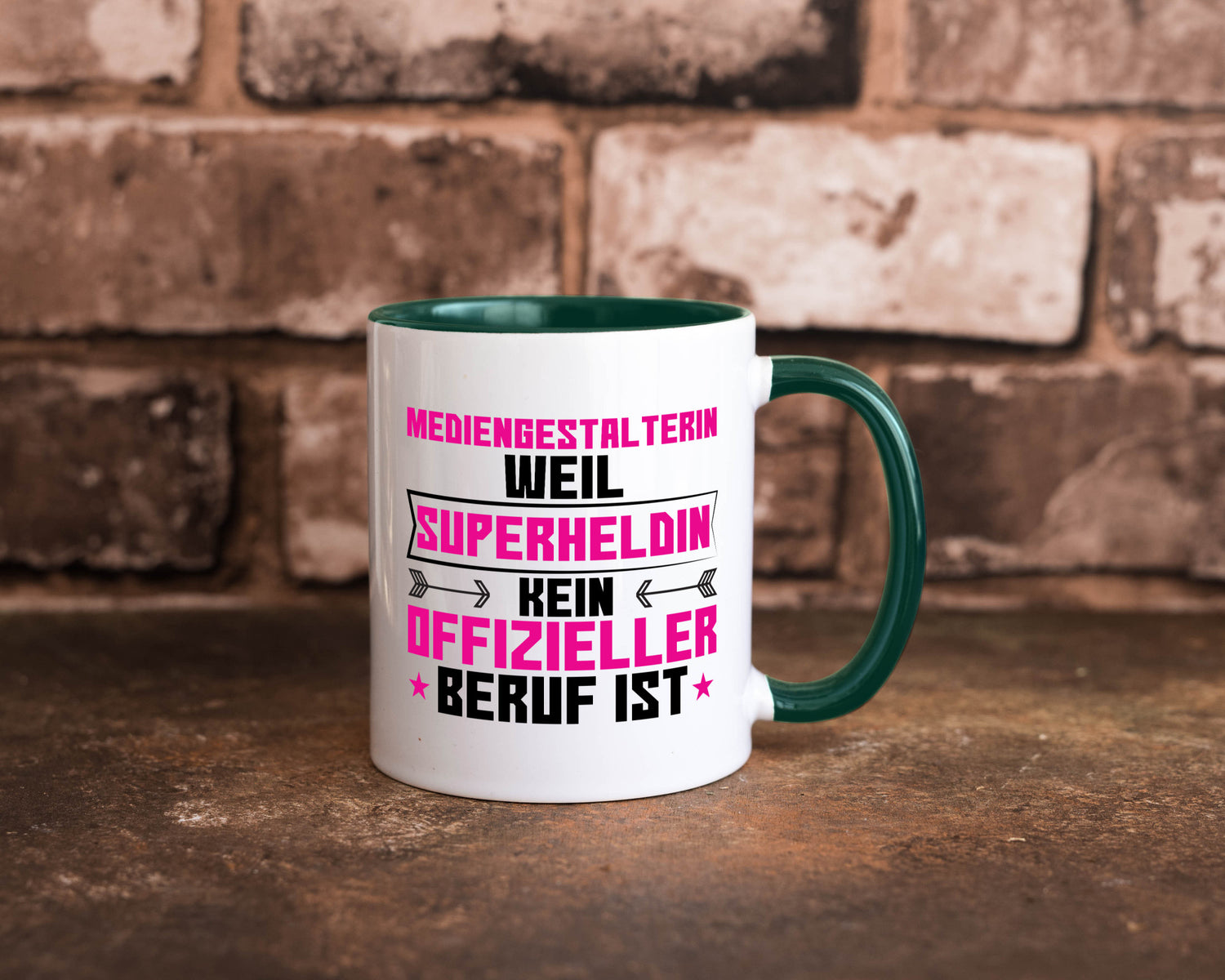 Superheldin Mediengestalterin | Medien lustiger Spruch Geschenk Humor