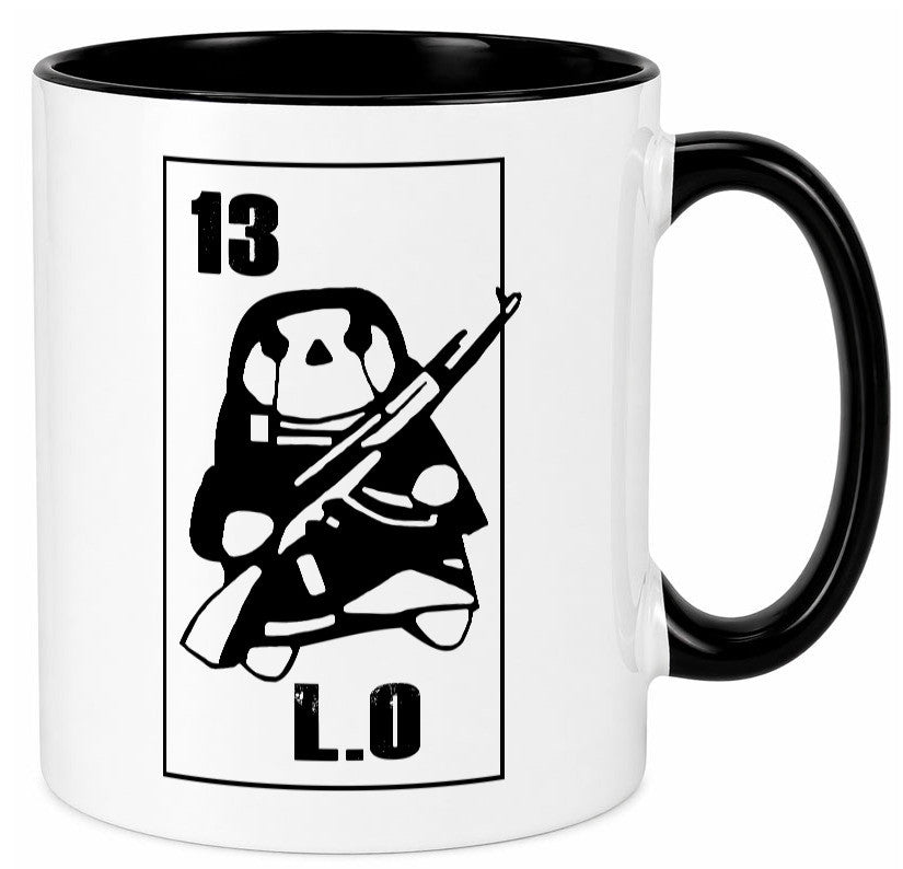 13 L.O lustiger Spruch Geschenk Humor Geschenkidee Tasse