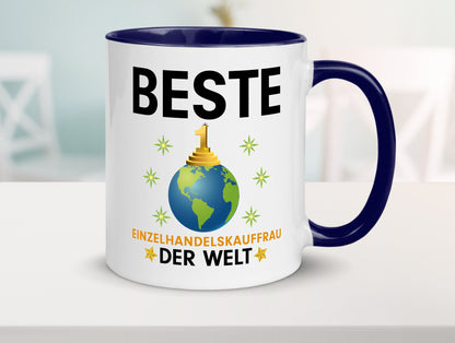 Welt Beste Einzelhandelskauffrau | Einzelhandel Geschenkidee Humor Tasse