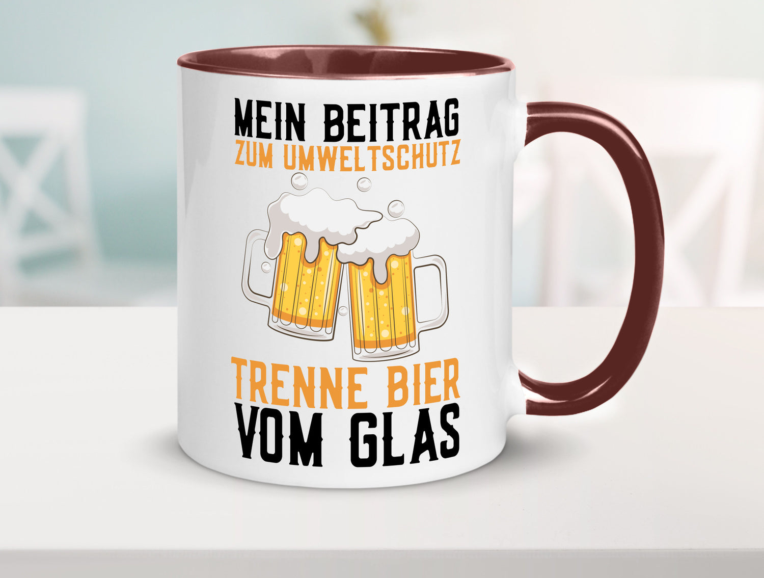Beitrag zum Umweltschutz | Biertrinker Party Pils lustiger Spruch Geschenk