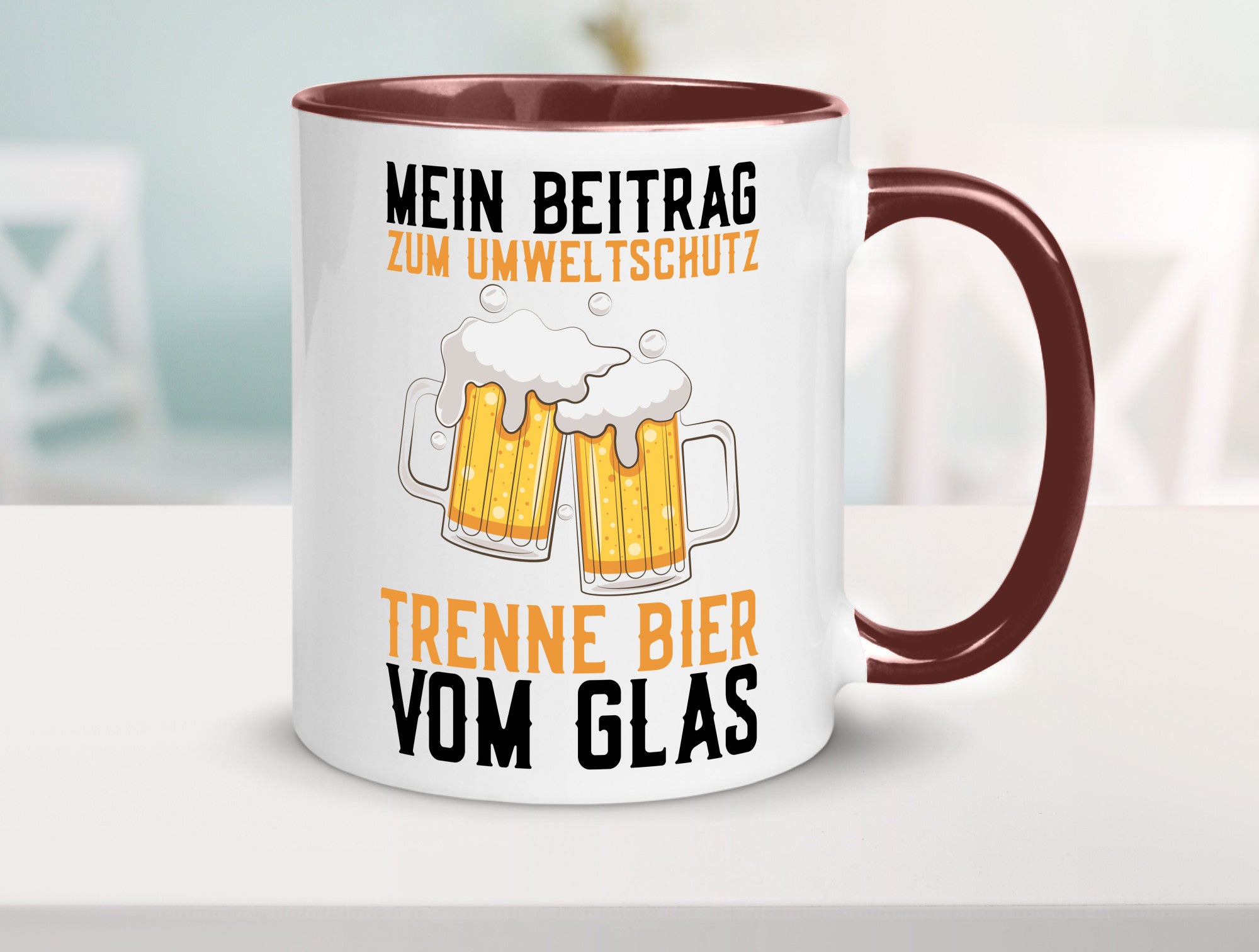 Beitrag zum Umweltschutz | Biertrinker Party Pils lustiger Spruch Geschenk