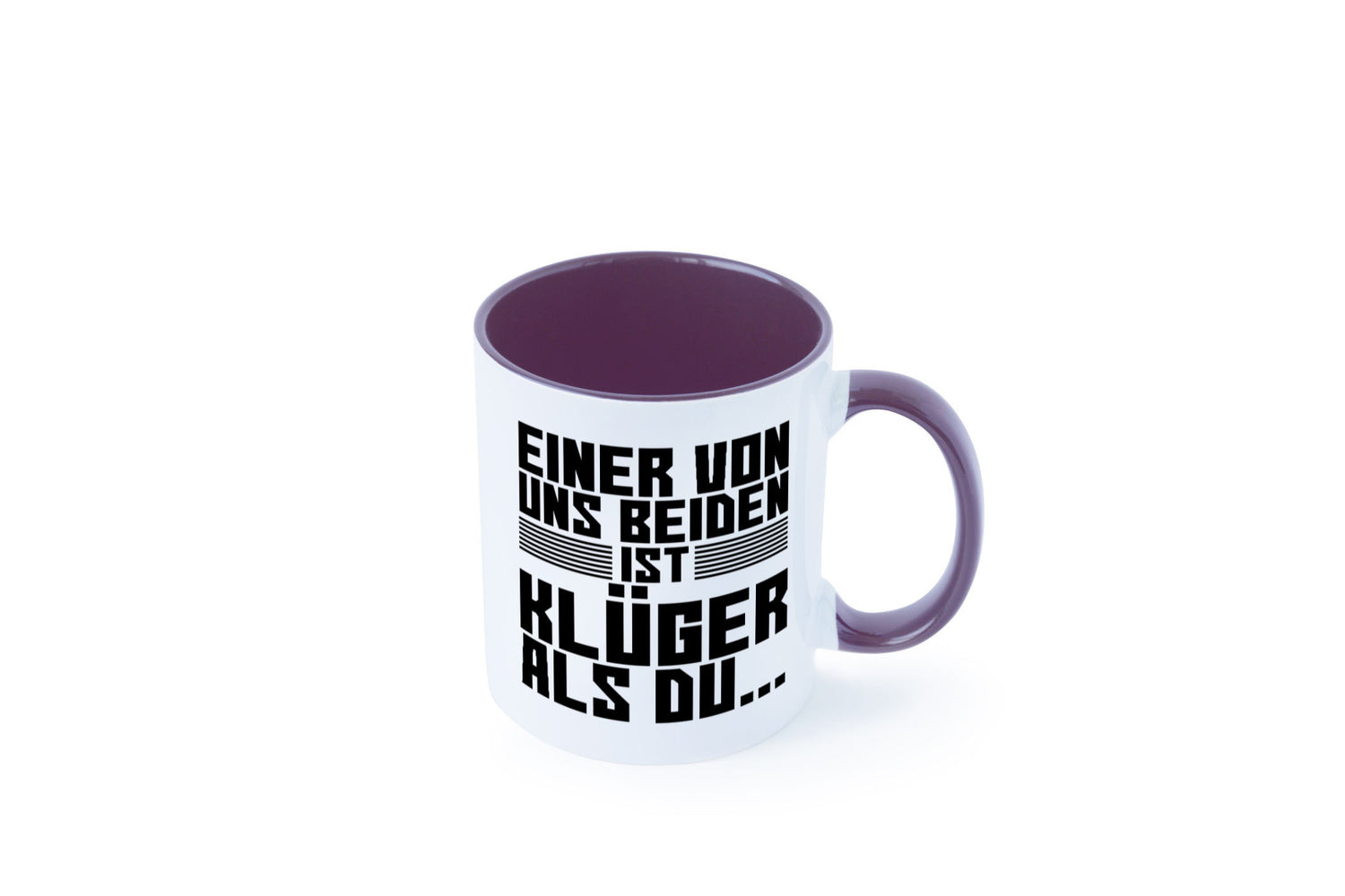 Einer von uns beiden ist klüger als du | Intelligenz Witz lustiger Spruch