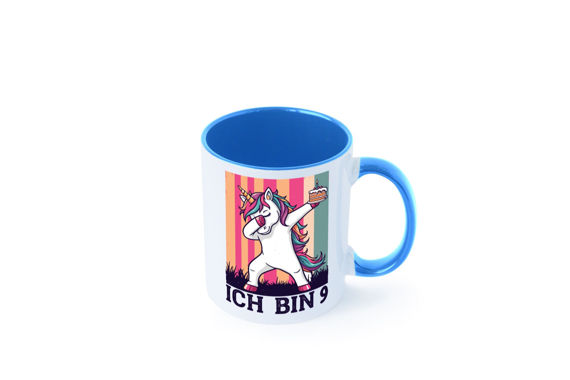 9 Geburtstag | Einhorn Damping Mädchen Humor Geschenkidee Tasse