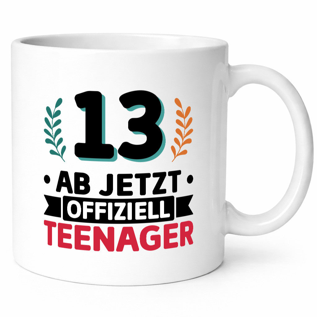 13. Geburtstag | Mädchen Tasse Teenager Spruch vl7 lustiger Geschenk