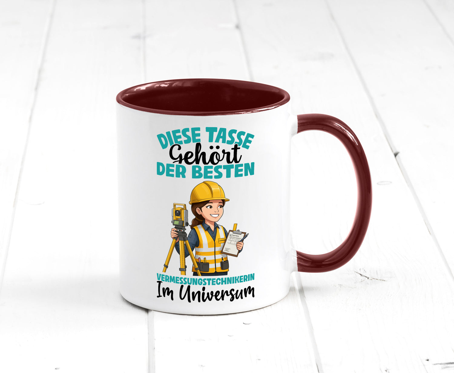 Im Universum: Vermessungstechnikerin | Techniker lustiger Spruch Geschenk Humor