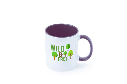 Wild and free | Freiheit Camper Hobbycamper Geschenkidee Humor Tasse
