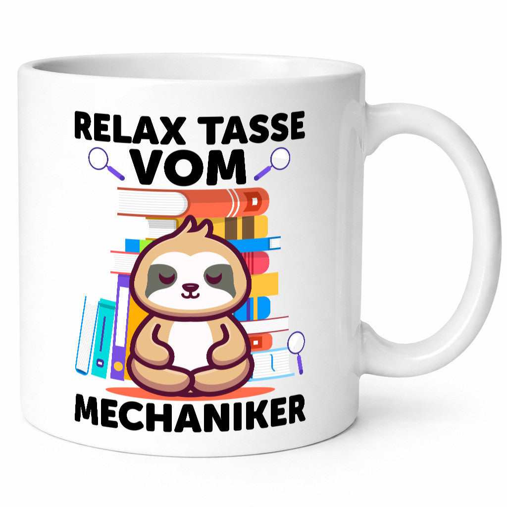 Relax Tasse: Mechaniker | KFZ Werkstatt lustig Humor Geschenkidee Geschenk Tasse