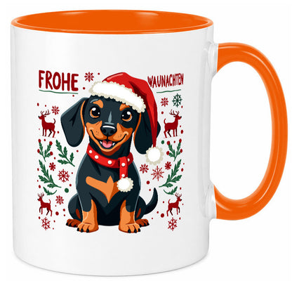 Frohe Waunachten | Ugly Christmas Weihnachtshund v2 Humor Tierliebhaber