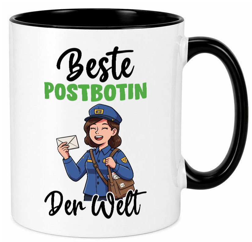 Beste Postbotin | Beruf Post Briefträger v2 lustig Arbeit Kollegen Büro