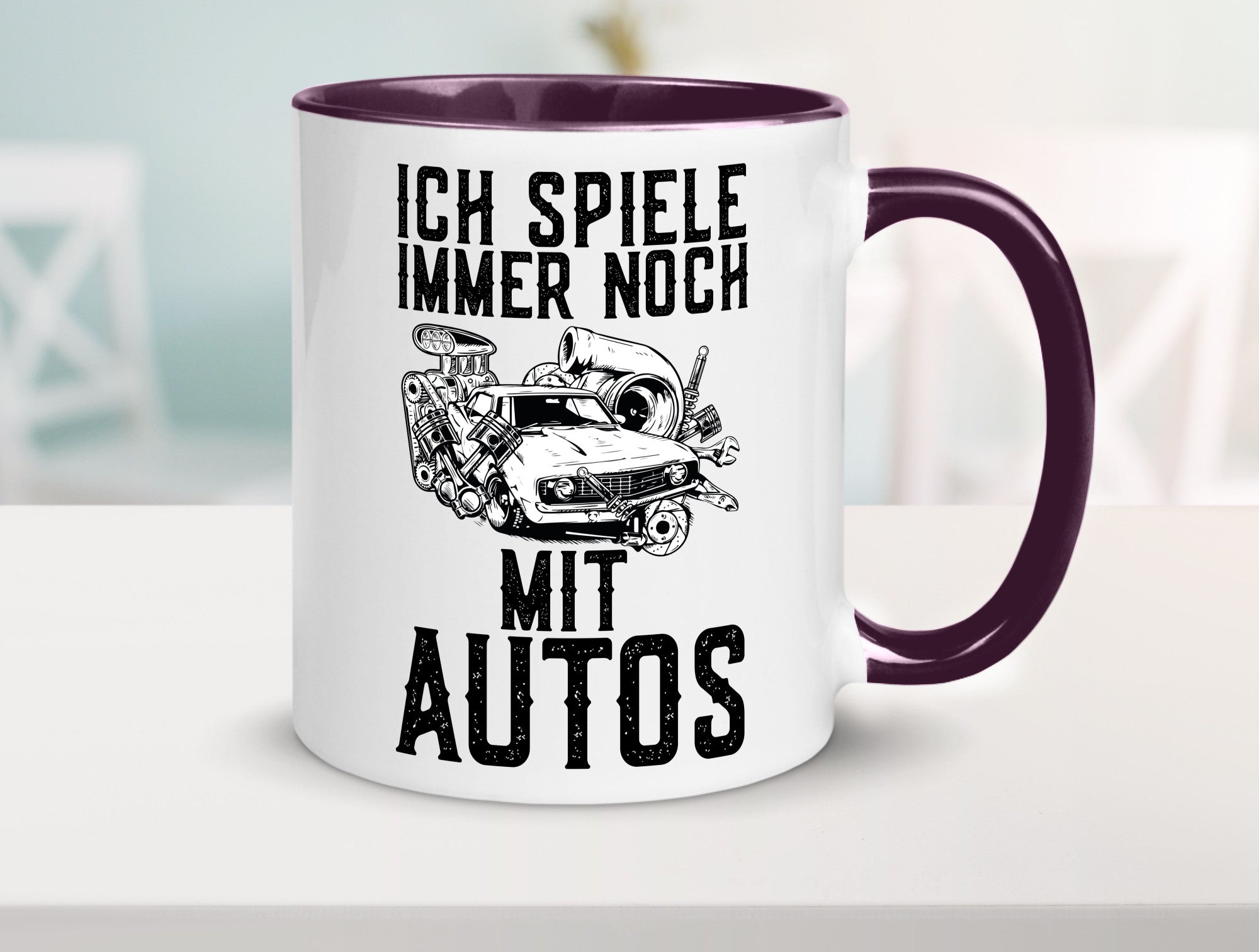 Spiele noch mit Autos | Werkstatt Werkzeug Mechaniker lustiger Spruch Geschenk