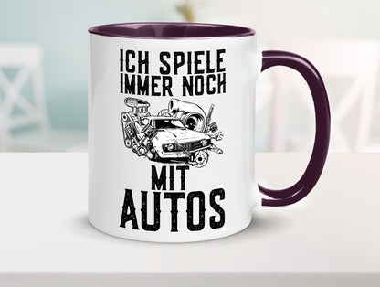Spiele noch mit Autos | Werkstatt Werkzeug Mechaniker lustiger Spruch Geschenk