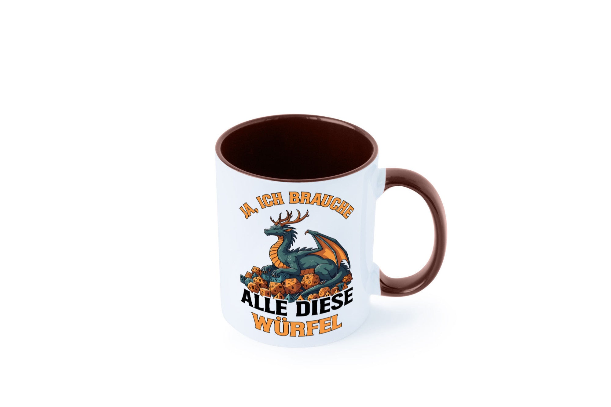 Ja ich brauche alle diese Würfel | Drache Rollenspiel v2 Geschenk Humor