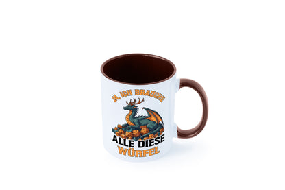 Ja ich brauche alle diese Würfel | Drache Rollenspiel v2 Geschenk Humor