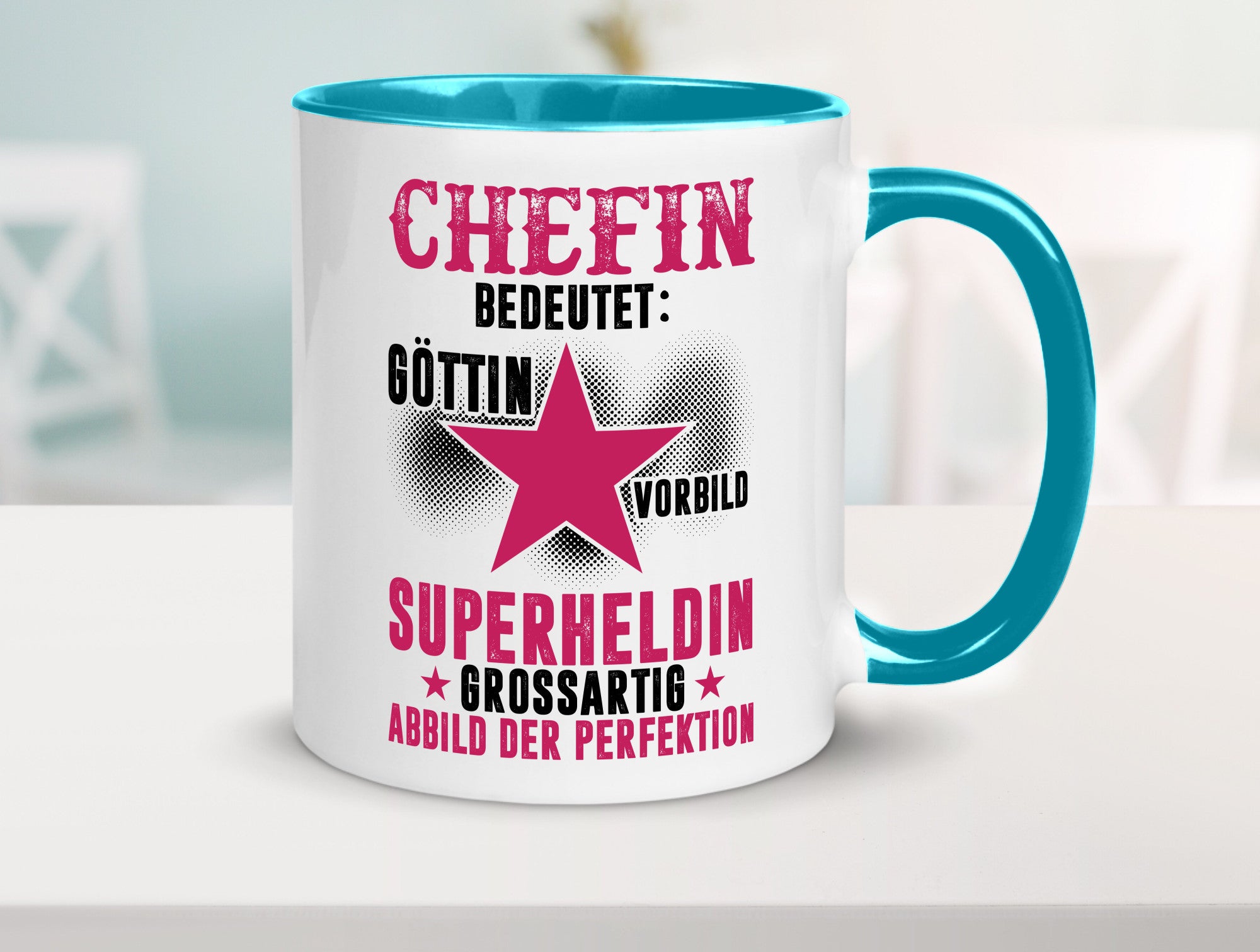 Bedeutung von Chefin | Führungskraft Vorgesetzte Geschenk Arbeit Kollegen Büro