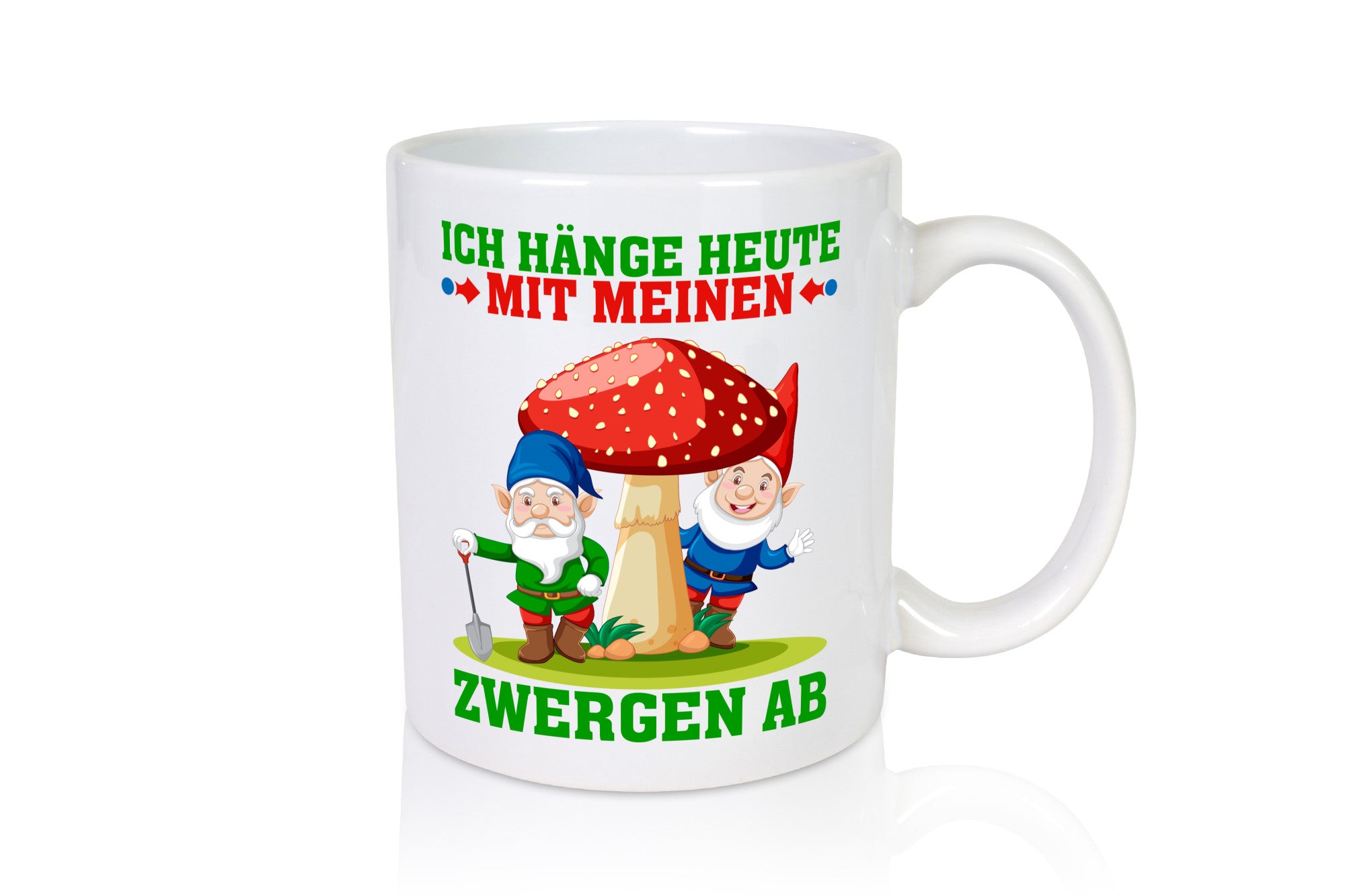 Hänge mit meinen Zwergen ab | Gartenzwerg Geschenk Humor Geschenkidee lustiger