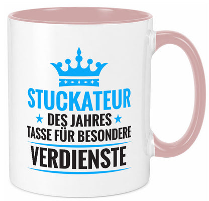 Besonderer Verdienst: Stuckateur | Innenausbau Beruf lustiger Spruch Geschenk