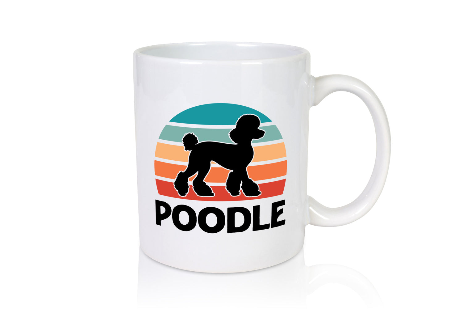 Poodle Vintage | Sunset Hundeliebhaber lustiger Spruch Geschenk Tierliebhaber