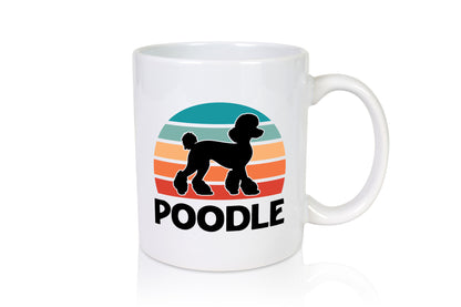 Poodle Vintage | Sunset Hundeliebhaber lustiger Spruch Geschenk Tierliebhaber