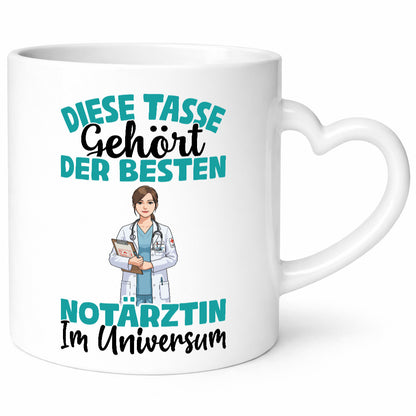 Im Universum: Notärztin | Ärztin lustiger Spruch Geschenk Humor Geschenkidee