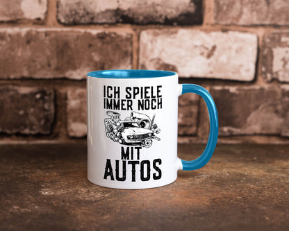Spiele noch mit Autos | Werkstatt Werkzeug Mechaniker lustiger Spruch Geschenk