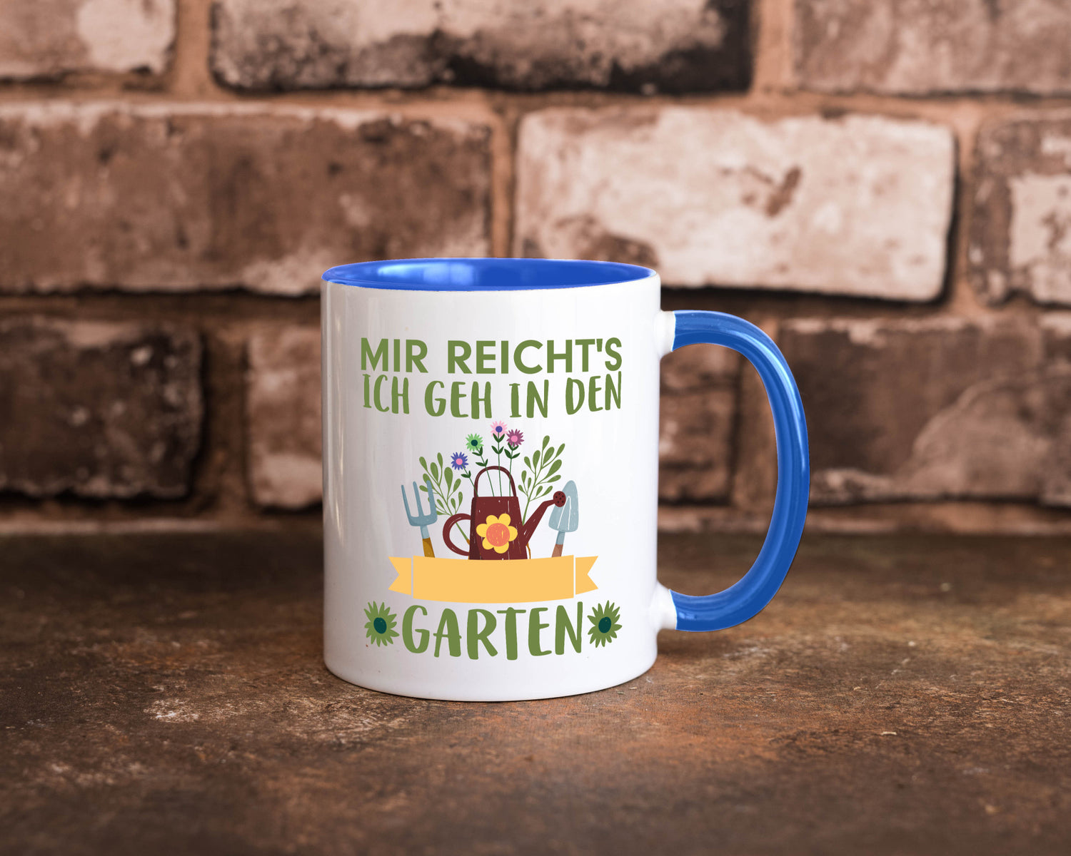 Ich geh in den Garten | Gärtner Tasse Gartenarbeit Humor Arbeit Kollegen Büro