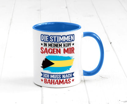 Bahamas | Urlaub Stimmen in meinem Kopf Traumland Geschenk Humor Geschenkidee