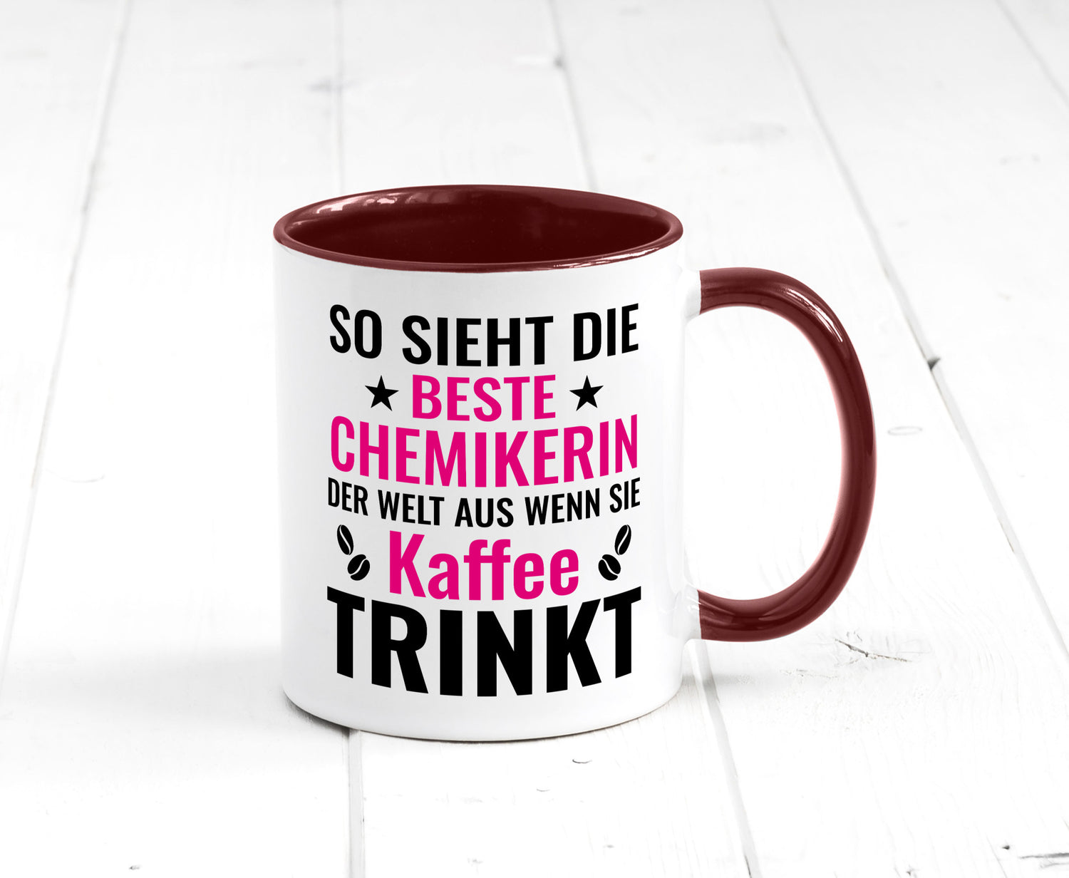 Kaffee trinkt: Chemikerin | Chemie Labor Geschenkidee Humor Tasse