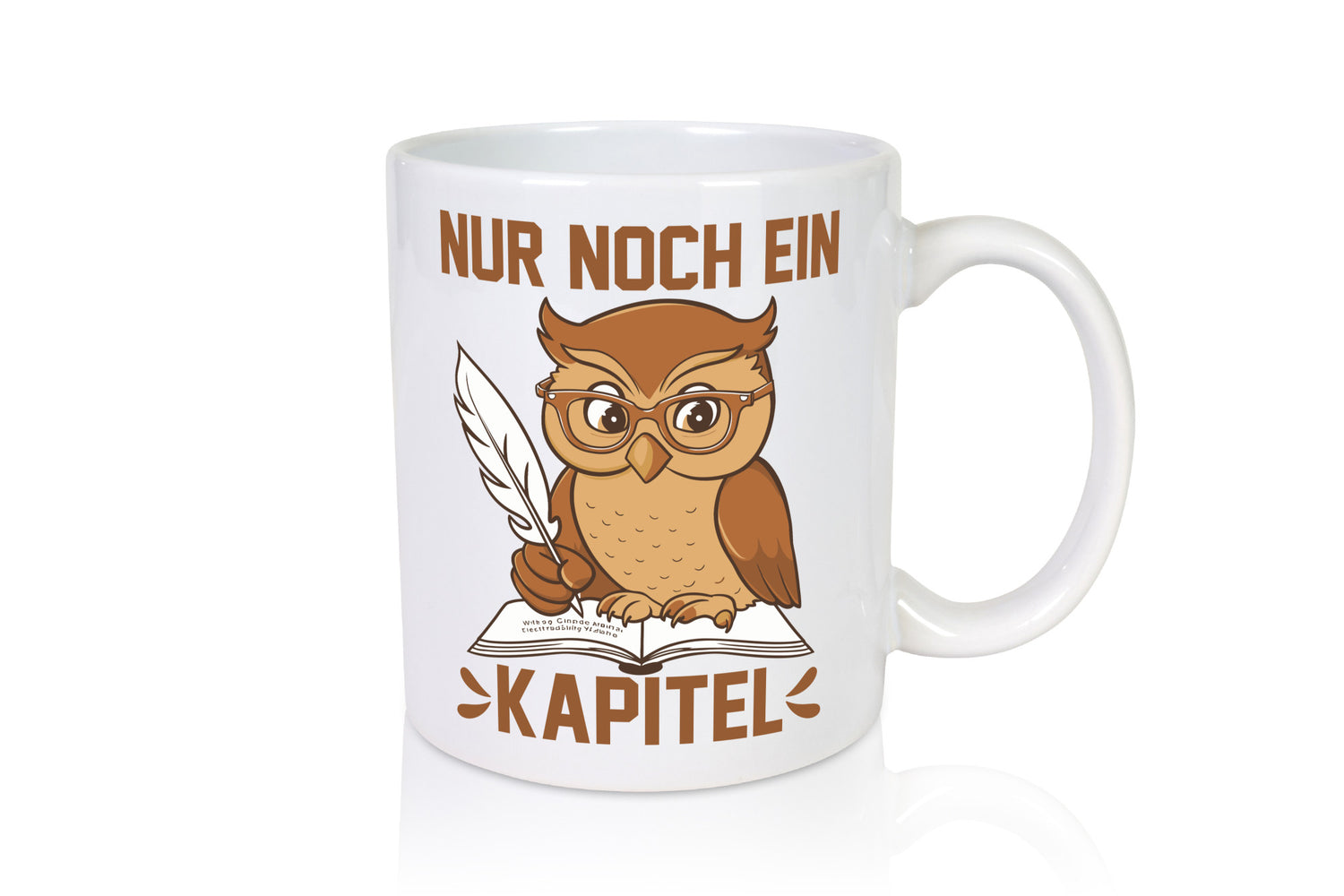 Nur noch ein Kapitel | Eule Geschenkidee Humor Tasse