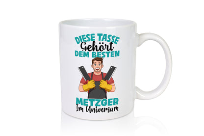 Im Universum: Metzger | Fleischer Metzgerei Geschenk Humor Geschenkidee