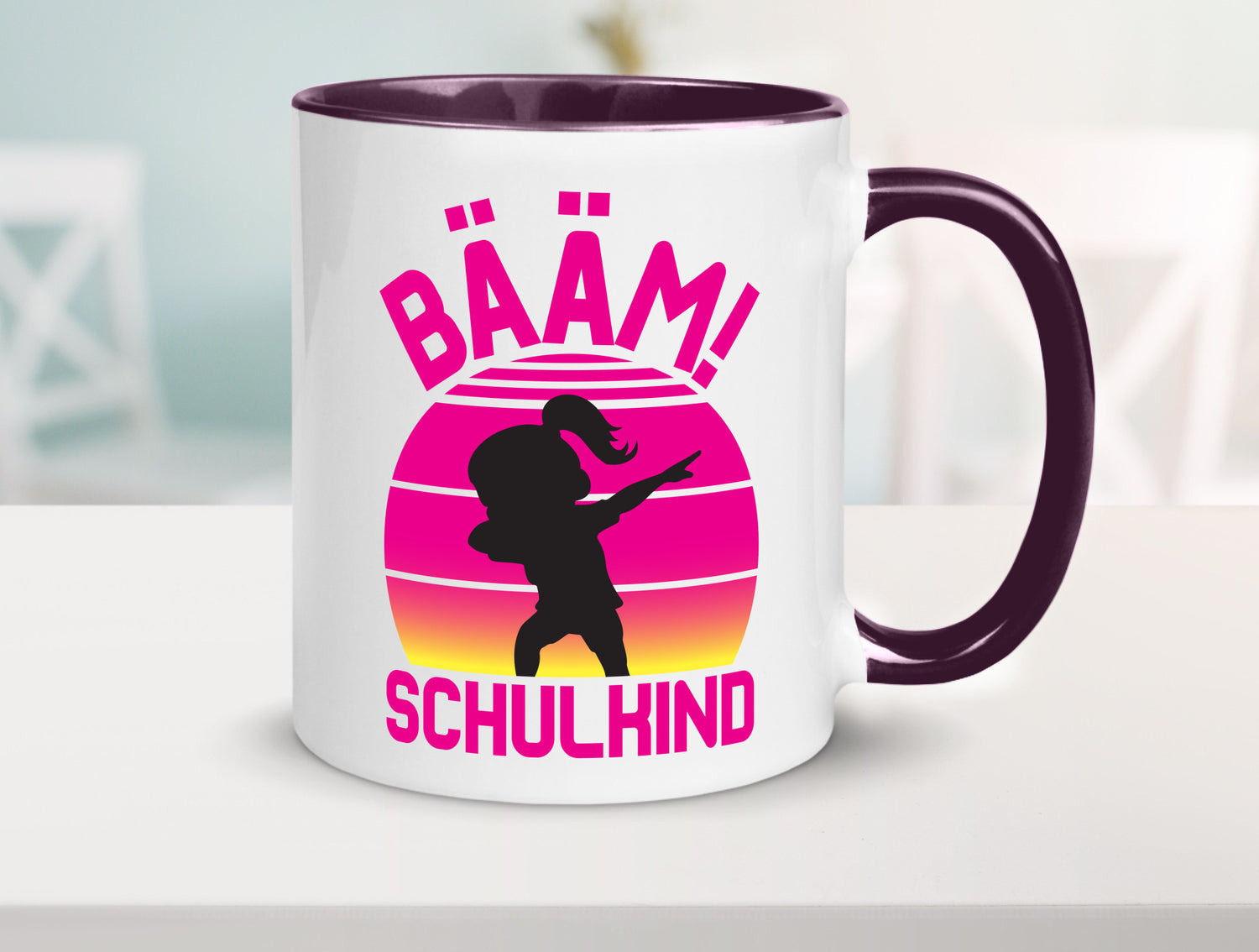 Bääm Schulkind | Einschuldung Schulanfang Geschenkidee Humor Tasse
