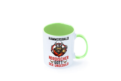Hammersbald Nordischer Gott der ungeduld Humor Geschenkidee Tasse