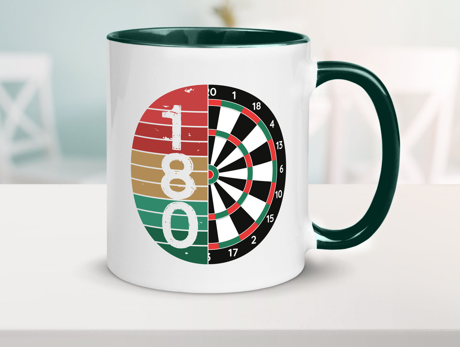 Dartsboard | Retro Dartspieler Kollege Freunde Geschenkidee Arbeit Kollegen