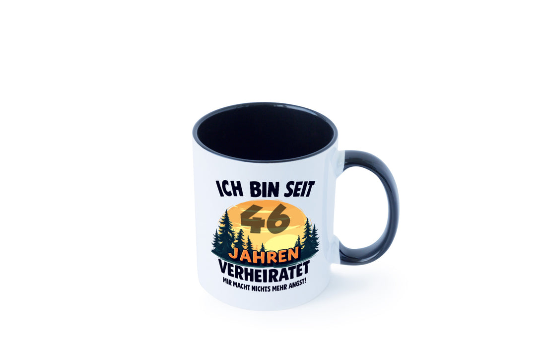 Ich bin Verheiratet | 46. Hochzeitstag Ehepaar Geschenkidee Humor Tasse