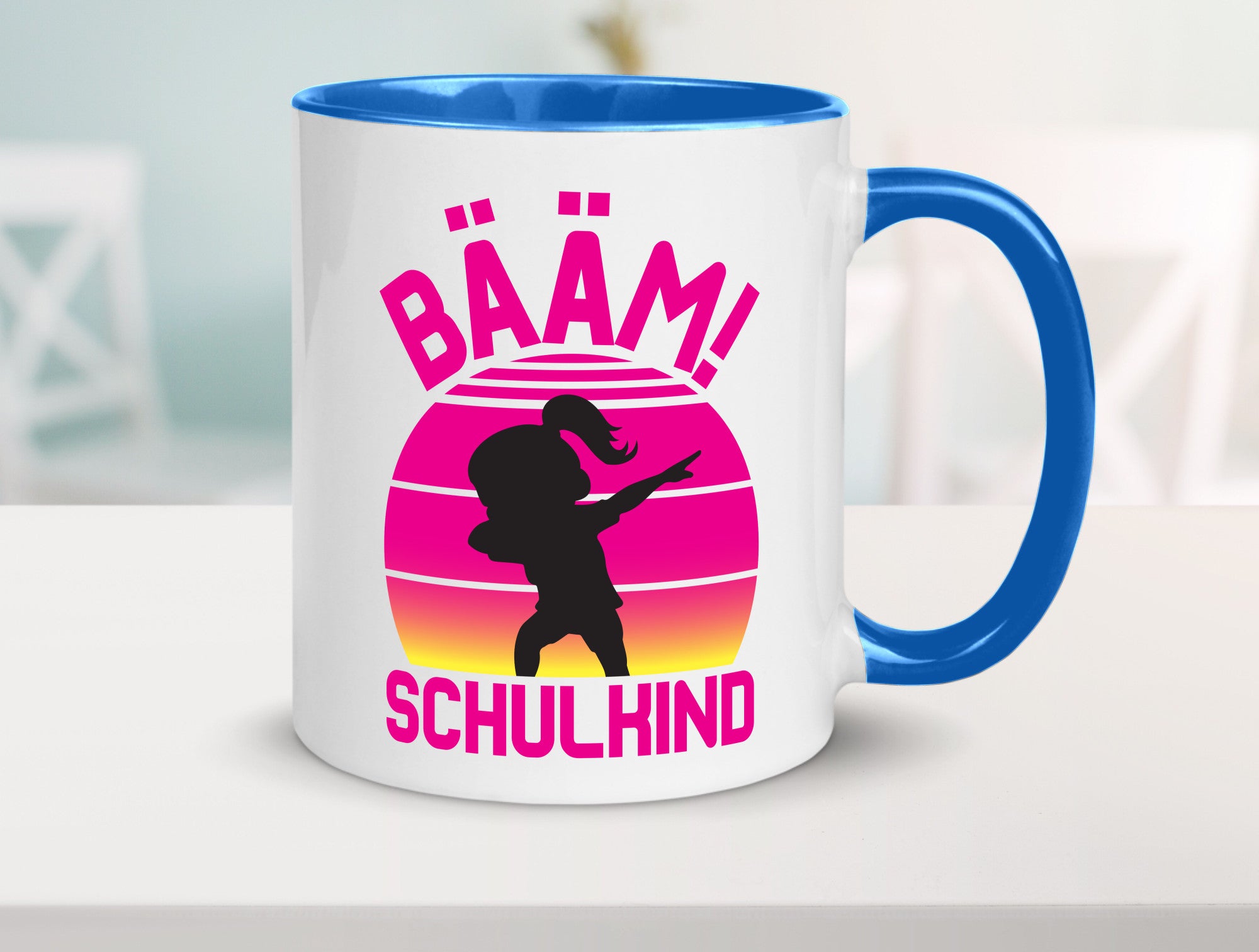 Bääm Schulkind | Einschuldung Schulanfang Geschenkidee Humor Tasse