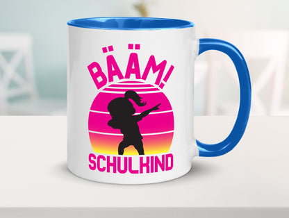 Bääm Schulkind | Einschuldung Schulanfang Geschenkidee Humor Tasse