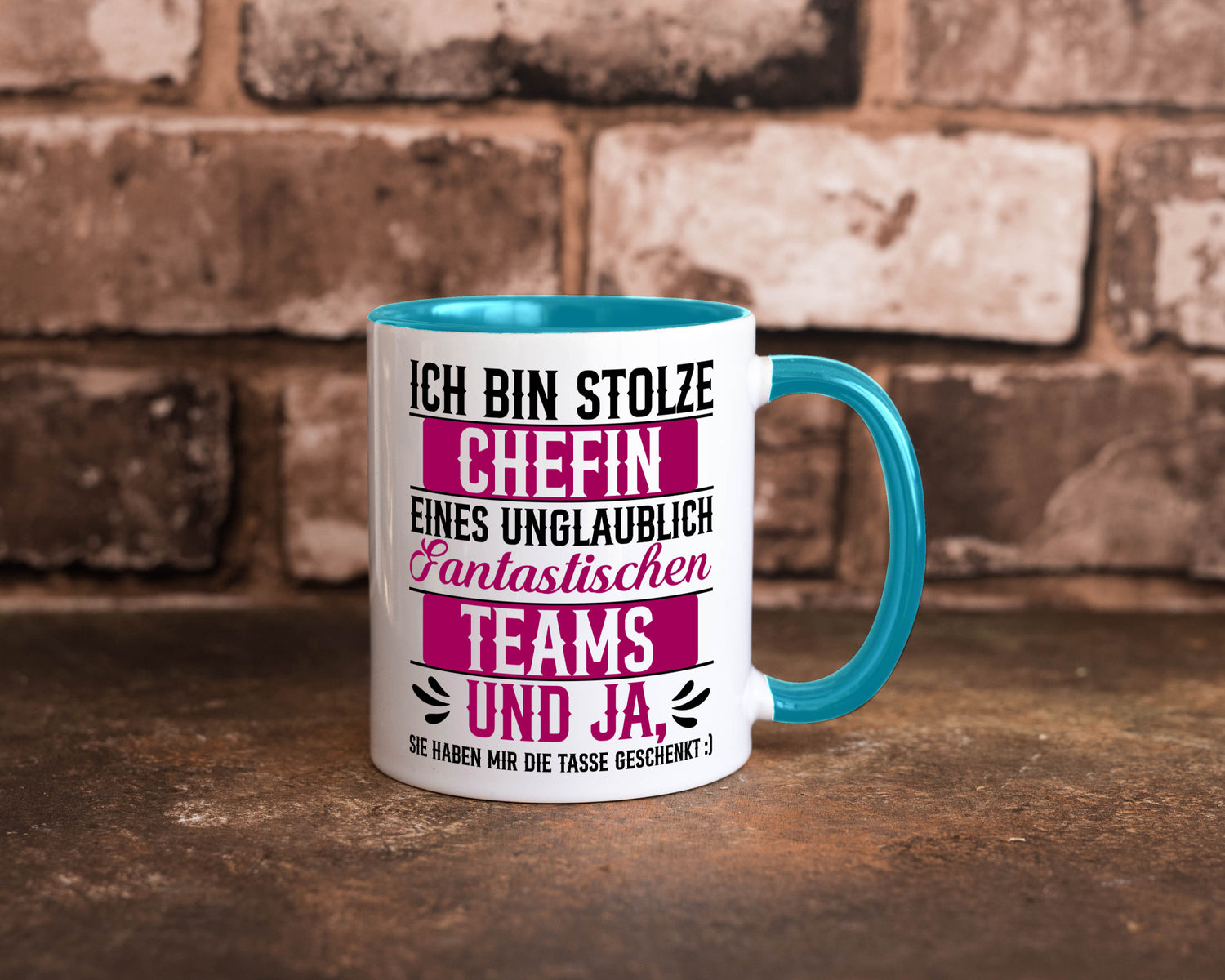 Stolze Chefin | Tolles Team Mitarbeiter lustig Arbeit Kollegen Büro Geschenk