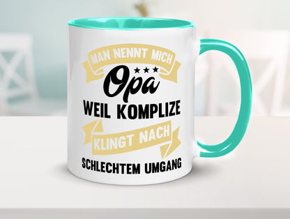 Man nennt mich Opa | Bester der Welt Humor Familie Geschenkidee Tasse